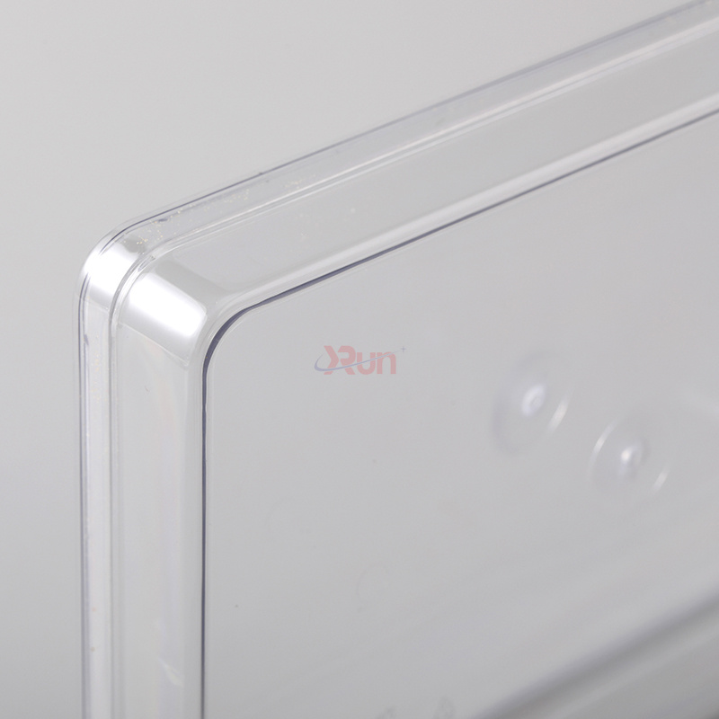 You can enhance your brand with plastic jars with logo that are displayed beautifully inside our clear boxes, creating a personalized plastic cookie container for custom chocolate packaging.
